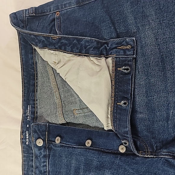 Old Navy Women's High-Rise O. G. Straight Distressed Jeans Stretch Size 28 - Picture 5 of 12